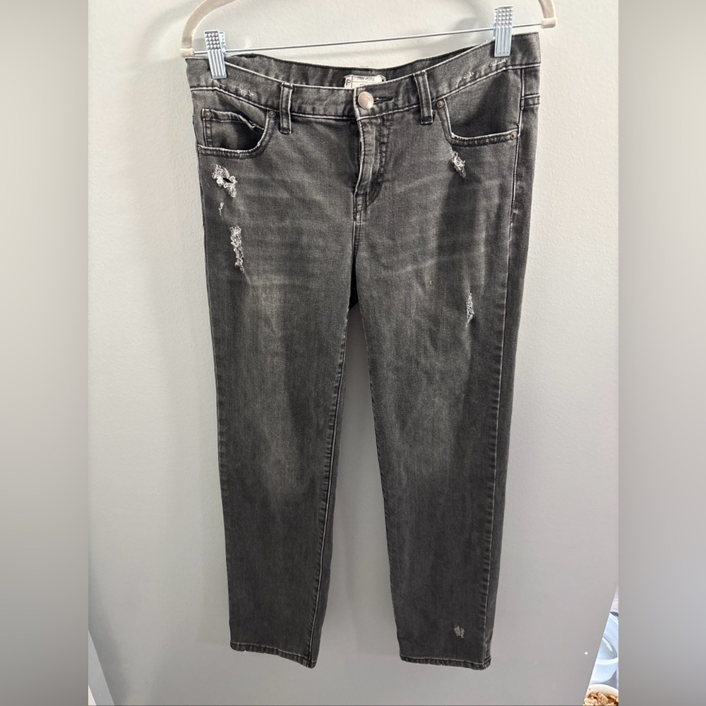 Free People Charcoal Skinny Jeans